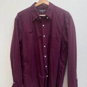 Men's Burgundy Shirt by H&M